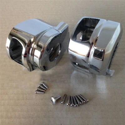 Cubierta de carcasa de interruptor cromada para Suzuki GSXR600/750 2008-2011 GSX-R1000 07-08 Foto 1 de 4