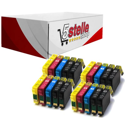 KIT 20 CARTUCCE XL PER STAMPANTE EPSON WORKFORCE WF-2750DWF WF2750 DWF