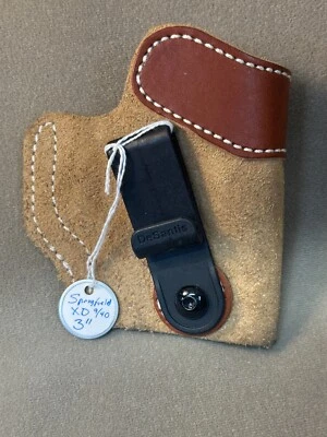 DeSantis 麂皮皮套适用于 Springfield XD 9/40 3 英寸右手 IWB - 106 77 — 第 1/4 张图片