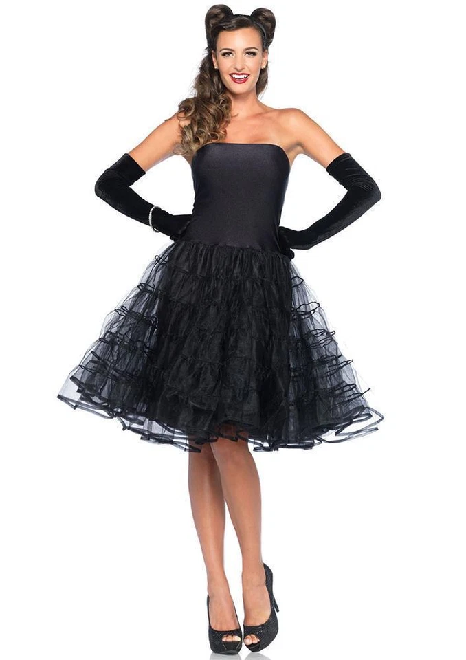 Rockabilly Swing Dress red or black Petticoat Dress - Image 1 of 1