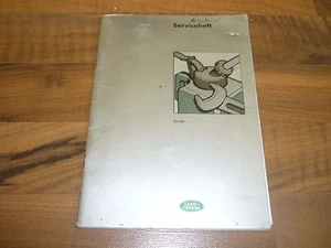 LAND ROVER DISCOVERY TD "S" Bj. 1990 Serviceheft / Garantiekarte / Scheckheft - Bild 1 von 1