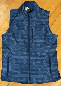 Cinch Bonded verdeckte Trageweste blau aztekisch Medium bestickt wind wasserabweisend - Bild 1 von 8
