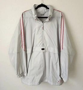 Vtg Nike Anorak Windbreaker Mens XL Center Swoosh 1/2 Zip Oversized Pullover - Picture 1 of 14