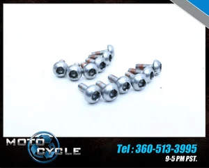 Pernos de montaje del rotor de freno delantero Honda CBR954RR 2002 02 03 954 H52 - Imagen 1 de 2