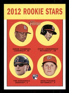 2012 Topps Heritage Baseball #1-425 (Base) Card Singles Stars/RC/HOF (You Pick) 