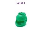 Lego Mini Figure Space Helmet with Air Intakes and Hole on Top Green Lot of 1