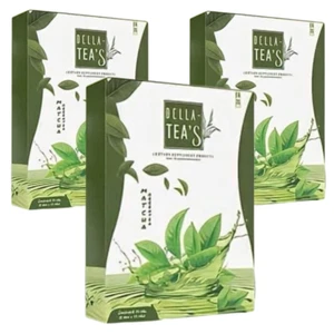 Della Tea’s Green Tea Dietary Supplement Product 5 Sachets x 3 - Picture 1 of 10