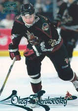 1997-98 Pacific Paramount Hockey Emerald Green #146 Oleg Tverdovsky Coyotes