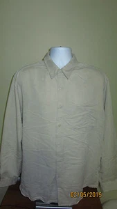 Large Vintage 90's Cherokee Rayon Polyester Long Sleeve Button Down Casual Shirt - Picture 1 of 1