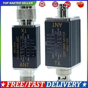 1- 30mhz 10W 6 LED SWR Meter Shortwave SWR Power Meter LED Indicator SWR Meter - Zdjęcie 1 z 13