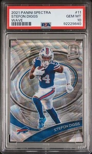 Panini Spectra Stefon Diggs #11 Wave 2021 PSA 10 - Imagen 1 de 2