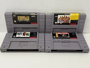 SNES American Gladiators Madden 95 Bulls vs. Blazers Wheel Of Fortune Nintendo - Bild 1 von 1