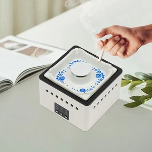 Ashtray Air Purifier Multifunctional Smokeless Ashtray For Cigarette Smoker - Picture 1 of 17