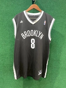 Adidas NBA Jersey BROOKLYN Nets Deron Williams #8 Black Size Medium - Picture 1 of 2