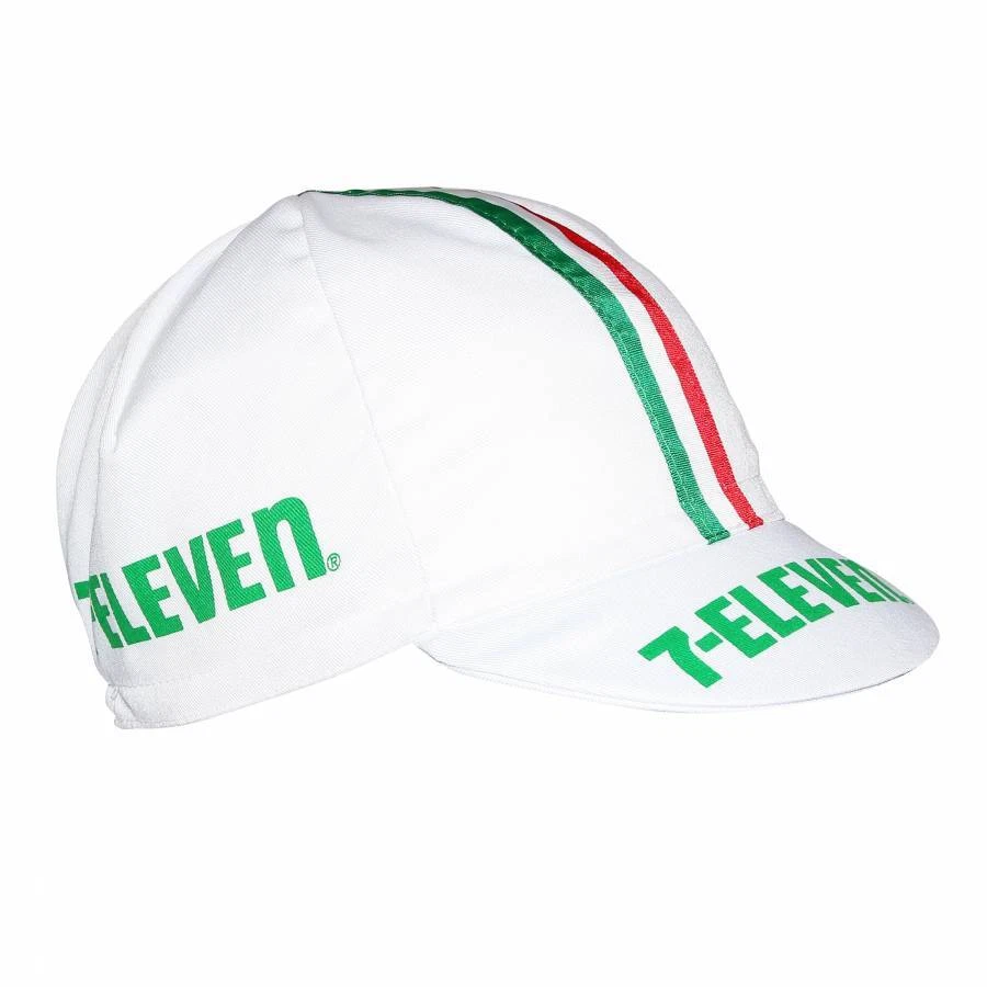 Casquette velo equipe vintage 7-eleven blanc - Photo 1/1