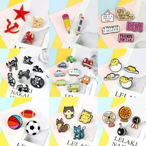 Cartoon Cat Car Egg Brooches Women Men Fashion Garments Accessory Lapel Brooch - Picture 1 of 21