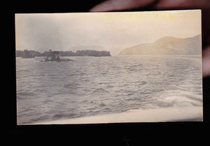 RPPC  View of Waves & Land  in Hawaii  postcard  - Picture 1 of 1