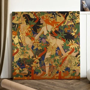 Mythology Diana Nymphs Robert Burns Canvas Wall Art 24X24 Inch - Picture 1 of 4