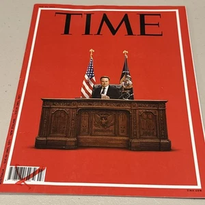Time Magazine Feb. 24 2025 Elon Musk Oval Office USA President Desk Cover - Picture 1 of 2