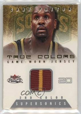 2001-02 Fleer Force True Colors Jerseys 2nd Color /200 Gary Payton #TCGP[2] HOF - Image 1 of 2