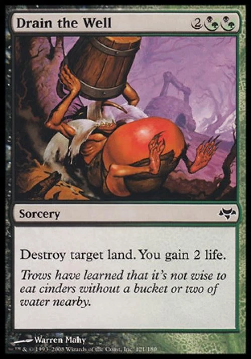 Drain the Well - Light Play MTG Eventide - Image 1 of 1
