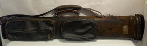 Instroke Leder Pool Queue Case Vintage Early Pro Patina Uber Rarität Wow 2 Pocket - Bild 1 von 12