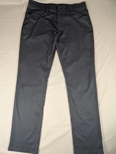 Pantalones de golf Travis Mathew para hombre 33x31 negros rendimiento abiertos a cierre - Imagen 1 de 9