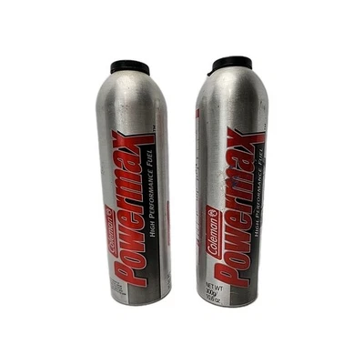 Estufa de camping vintage Coleman Powermax de alto rendimiento combustible 300 g bote Foto 1 de 4