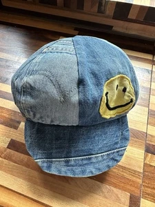 Handmade Vintage 1970’s Levi’s Denim Hippie Patchwork Hat Rare Unique - Picture 1 of 6