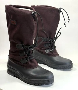 SOREL BOOTS Kaufman Canada – Damengröße 11 wasserdicht Nylonfilz gefüttert burgund - Bild 1 von 13