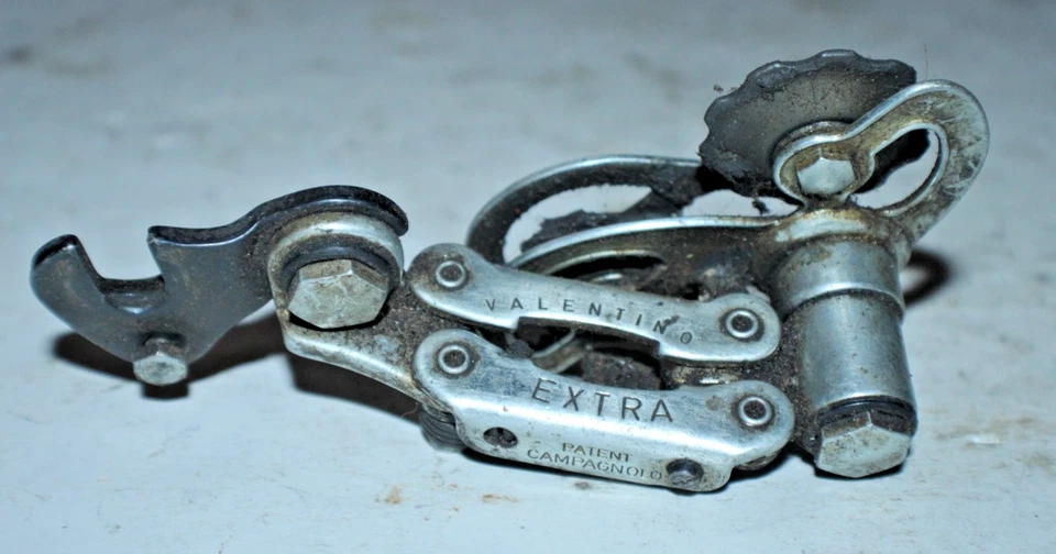 Desviador trasero extra Campagnolo Balentino corto alcance 7 velocidades Campy Silver Road Foto 1 de 4