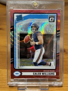 2024 PANINI DONRUSS OPTIC PREVIEW-RED WAVE - CALEB WILLIAMS ROOKIE RC - Picture 1 of 1