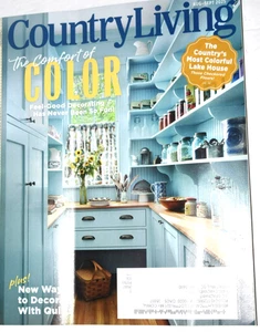 COUNTRY LIVING MAGAZINE: "Comfort of Color - Feel Good," Aug-Sept 2025, 96 Pages - Picture 1 of 3