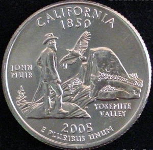 USA - 2005P - Washington ¼ $ - California - State Issue - Picture 1 of 1