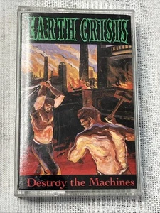 EARTH CRISIS DESTROY THE MACHINES ORIGINAL 1995 CASSETTE TAPE HARDCORE VICTORY - Picture 1 of 3