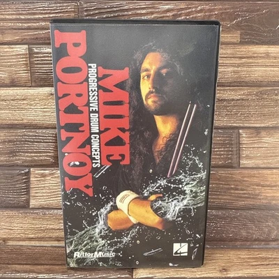 Mike Portnoy Progressive Drum Set Concepts Instruction VHS Play Practice Video - Image 1 of 3