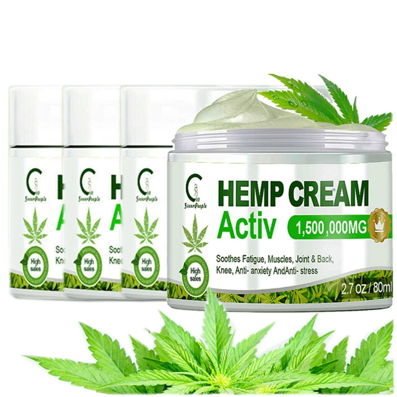 GPGP GREENPEOPLE Natural Hemp Pain Relief Cream Fast Pain Relief Cream for Joints, Muscles, Nerve