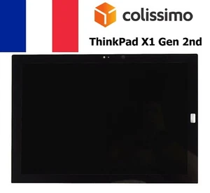 Écran tactile d'origine ThinkPad X1 Tablet Gen 2nd FHD + LCD avec cadre 01AW807 - Bild 1 von 3