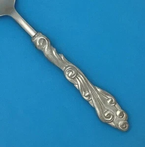 POTTERY BARN WAVE PEWTER HANDLE FLATWARE SWIRLS STAINLESS BOWL - CHOICE - Picture 1 of 5