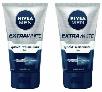Nivea 100g x 2 Foam Nivea Men Extra White Men Facial Wash - Image 1 of 4