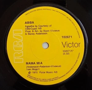 Mama Mia - ABBA (1975 Australia) - Picture 1 of 2