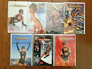 Lote de 7 libros Maximum Press AVENGELYNE embolsados y embarcados todas las primeras impresiones COMO NUEVO - Imagen 1 de 1