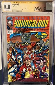 Youngblood #1 (1991) CGC SS 9.8 Signed by Rob Liefeld - Picture 1 of 5