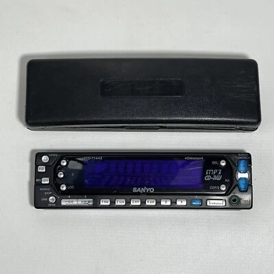 Sanyo ECD-T1443 Stereo CD MP3 Radio Faceplate W/ Case - Image 1 of 4