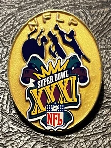 SUPER BOWL XXXI 31 pin New Orleans 1/26/97 GREEN BAY PACKERS Patriots NFLP - Picture 1 of 1