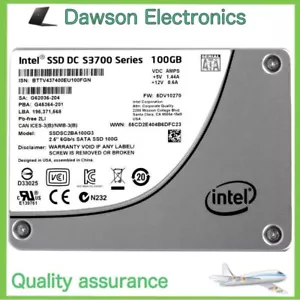 Intel DC S3700 Series SSD 100GB SATA 6Gb/s Solid State Drive SSDSC2BA100G3P - Picture 1 of 2