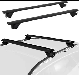 COWVIE 53" Pro Universal Roof Rack Cross Bars with keyed Locks Fully Assemble... - Picture 1 of 9