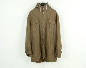 Cappotto parka giacca uomo XL fodera pelliccia sintetica sherpa militare esercito tedesco anni 80 vintage - Foto 1 di 10