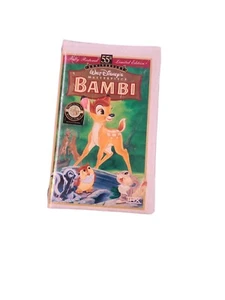 Factory Sealed BAMBI Disney VHS Video Tape 55th Anniversary Edition Masterpiece - Picture 1 of 10