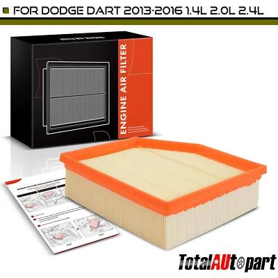 New Engine Air Filter for Dodge Dart 2013 2014 2015 2016 L4 1.4L 2.0L 2.4L Front - Image 1 of 4